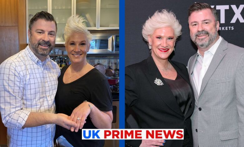 Anne Burrell and Stuart Claxton