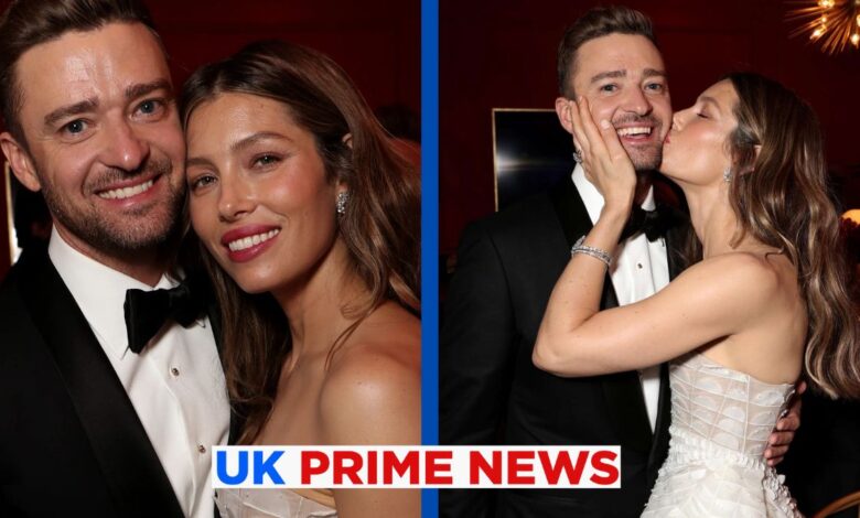 Justin Timberlake and Jessica Biel
